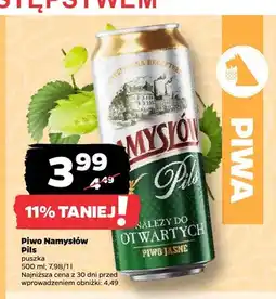 Netto Piwo Namysłów Pils oferta