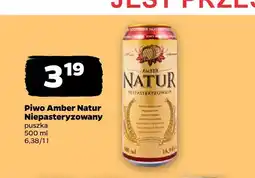 Netto Piwo Amber Natur Niepasteryzowany oferta