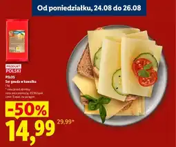 Lidl Ser gouda w kawałku Pilos oferta
