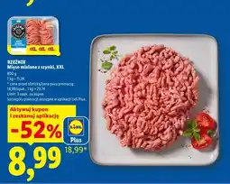 Lidl Mięso mielone z szynki XXL Rzeźnik oferta