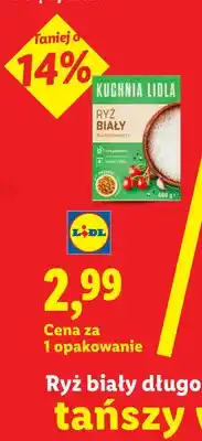 Lidl Ryż biały długoziarnisty Kuchnia Lidla oferta