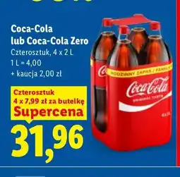 Lidl Napój gazowany Coca-Cola 4-pak oferta