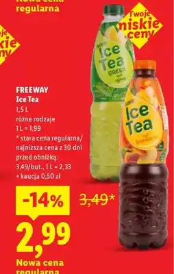 Lidl Ice Tea Freeway oferta