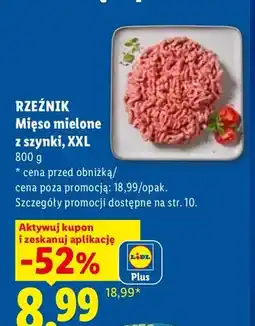 Lidl Mięso mielone z szynki Rzeźnik XXL oferta
