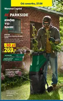 Lidl Rozdrabniacz elektryczny do gałęzi Parkside oferta
