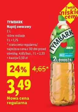 Lidl Napój owocowy Tymbark oferta