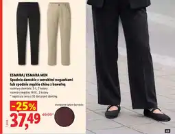 Lidl Spodnie damskie z szerokimi nogawkami Esmara oferta