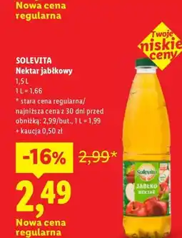 Lidl Nektar jabłkowy Solevita oferta