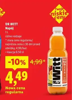 Lidl Napój owocowy Dr Witt oferta
