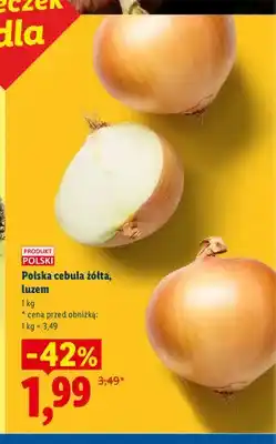 Lidl Cebula żółta luzem polska oferta