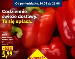 Lidl Papryka czerwona luzem polska oferta