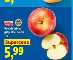 Lidl Polskie jabłka grójeckie luzem oferta