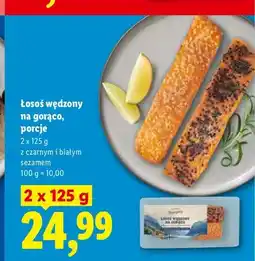 Lidl Łosoś wędzony na gorąco porcje Nautica 2-pak oferta