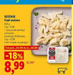 Lidl Flaki wołowe Rzeźnik oferta