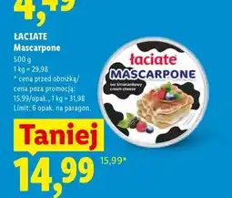 Lidl Serek mascarpone Łaciate oferta