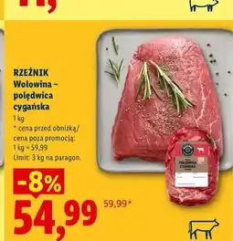 Lidl Polędwica wołowa cygańska Rzeźnik oferta