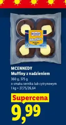 Lidl Muffiny z nadzieniem o smaku sernika Mcennedy oferta