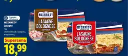 Lidl Lasagne Bolognese z bekonem McEnnedy oferta