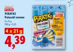 Lidl Paluszki serowe Pilos Piratki 4-pak oferta