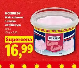 Lidl Wata cukrowa o smaku waniliowym Mcennedy oferta
