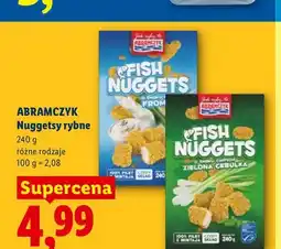 Lidl Nuggetsy rybne o smaku fromage Abramczyk oferta