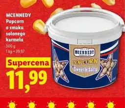 Lidl Popcorn o smaku solonego karmelu Mcennedy oferta
