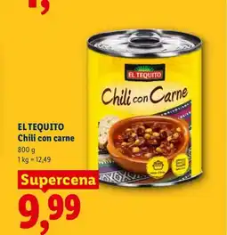Lidl Chili con carne El Tequito oferta