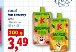 Lidl Mus owocowy Kubuś brzoskwinia oferta