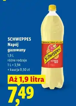 Lidl Napój gazowany Citrus Mix Schweppes oferta