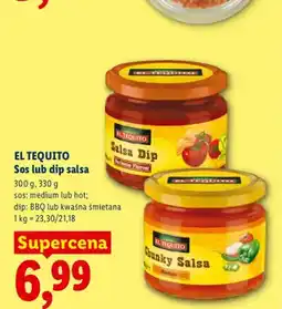 Lidl Sos salsa EL TEQUITO medium oferta