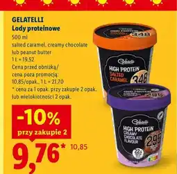 Lidl Lody proteinowe Gelatelli Salted Caramel oferta
