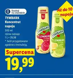 Lidl Koncentrat napoju lemoniada cytryna malina Tymbark oferta