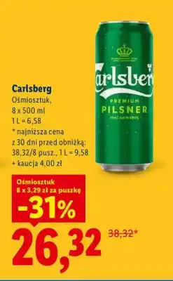Lidl Piwo Carlsberg 8-pak oferta