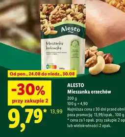 Lidl Mieszanka orzechów Alesto Mieszanka Królewska oferta