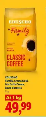 Lidl Kawa ziarnista Eduscho Family oferta