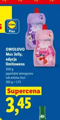Lidl Mus Jelly japońskie winogrono Owolovo oferta