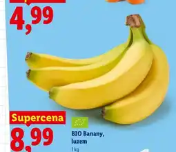 Lidl Banany BIO luzem oferta
