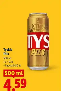Lidl Piwo Tyskie Pils oferta