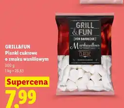 Lidl Pianki cukrowe o smaku waniliowym Grill & Fun Classic oferta