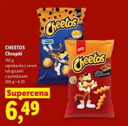 Lidl Chrupki o smaku grzanek z pomidorami Cheetos oferta