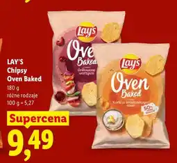 Lidl Chipsy pieczone o smaku grillowanych warzyw Lay's Oven Baked oferta