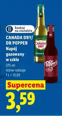 Lidl Napój gazowany Canada Dry w szkle oferta