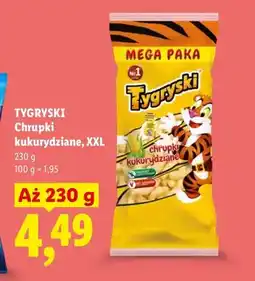 Lidl Chrupki kukurydziane Tygryski XXL oferta