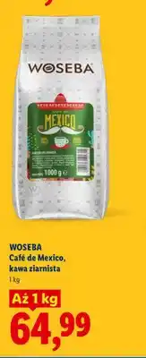 Lidl Kawa ziarnista Woseba Café de Mexico oferta