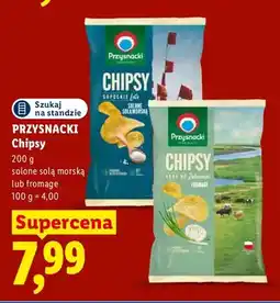 Lidl Chipsy solone solą morską Przysnacki oferta