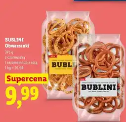 Lidl Obwarzanki Bublini z czarnuszką i sezamem oferta