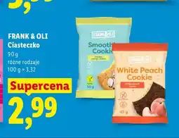 Lidl Ciasteczko Frank & Oli Smoothie Cookie Ananas Mango Kokos oferta