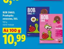 Lidl Przekąska owocowa Bob Snail Jabłko Malina oferta