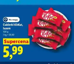 Lidl Cukierki KitKat luzem oferta