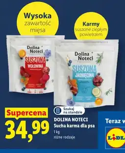 Lidl Sucha karma dla psa Dolina Noteci Premium Suszona Wołowina oferta